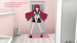 3d 3d_custom_girl humor julienx manip red_hair text theheckle_(manipper) rating:Questionable score:38 user:theheckle