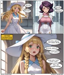aether_foundation ai_art blonde_hair devianbar dialogue glasses large_breasts lillie_(pokemon) nintendo pokemon purple_hair tagme team_hypno text wicke rating:Safe score:2 user:Proyecto38