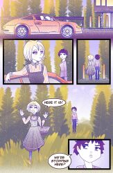 bloof comic female_only femdom femsub original text wholesome yuri rating:Safe score:15 user:wykers