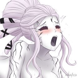 ahegao blush bottomless breasts cleavage cslucaris drool female_only femsub icontrol_(manipper) large_breasts manip naughty_face nude open_mouth rwby salem_(rwby) simple_background solo spiral_eyes sweat symbol_in_eyes topless veins white_background white_skin rating:Questionable score:49 user:Icontrol