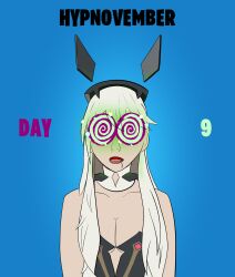  bunny_girl confuzzled dazed drool female_only femsub fortnite gameplay_mechanics hypnot-eyes hypnovember lexa_(fortnite) multicolored_eyes open_mouth spiral_eyes white_hair  rating:safe score: user:confuzzled