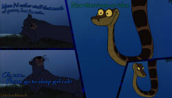 animals_only bagheera comic deliciousmancub disney kaa panther_boy shanti snake snake_boy text the_jungle_book rating:Questionable score:28 user:Hypnorgasm