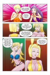 alexis_rhodes android_18 arm_bands arms_above_head bare_shoulders blonde_hair blue_eyes brown_eyes bunnysuit choker cleavage dragon_ball dragon_ball_z dress empty_eyes equestria_girls erasa femsub happy_trance harem_outfit heart jewelry large_breasts loincloth long_hair my_little_pony necklace purple_hair rarity short_hair smile symbol_in_eyes text wadevezecha yu-gi-oh! yu-gi-oh!_gx rating:Explicit score:38 user:daveyboysmith9