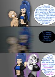 azure_blade blue_eyes blue_hair corruption grey_hair grey_skin mime onorgasmic purple_eyes rating:Explicit score:4 user:Onorgasmic