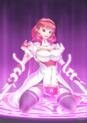 breasts celica_(fire_emblem) corruption empty_eyes female_only femsub fire_emblem fire_emblem_echoes gloves glowing gradient_background hadant kneeling large_breasts magic magic_circle nintendo opera_gloves red_eyes signature simple_background solo sword tentacles thighhighs weapon rating:Questionable score:16 user:TheGoodShank