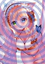  animated animated_gif blonde_hair blue_eyes blush cat_ears cat_girl cleavage female_only femdom green_eyes heterochromia hypnotic_eyes manip patos_(manipper) pov pov_sub ribbon spiral tagme tsukimiya_sara  rating:safe score: user:pat05s