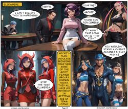 admin_courtney admin_shelly ai_art archie_(pokemon) black_hair blue_hair cyrus_(pokemon) dark_skin devianbar dialogue giovanni glasses large_breasts long_hair maxie_(pokemon) nintendo pink_hair plumeria_(pokemon) pokemon purple_hair short_hair team_aqua team_galactic team_hypno team_magma team_magma_grunt team_rocket team_skull text wicke rating:Questionable score:3 user:Proyecto38