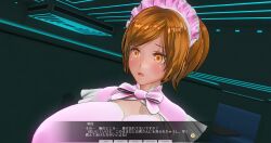 3d breasts brown_hair custom_maid_3d_2 femsub kamen_writer_mc large_breasts maid maid_headdress orange_eyes rika_(made_to_order) tagme text translated xenon3131_mc rating:Questionable score:3 user:L12@
