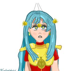 armor blue_eyes blue_hair confuzzled eirika_(fire_emblem) femsub fire_emblem fire_emblem_the_sacred_stones long_hair nintendo open_mouth pendulum reflection rating:safe score: user:confuzzled