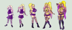 absurdres before_and_after bikini_top bimbofication blonde_hair blue_eyes boots breast_expansion breasts choker comic dark_skin ebonization erect_nipples femsub fingerless_gloves fishnets gloves hair_covering_one_eye hair_growth ino_yamanaka large_breasts multicolored_hair naruto_(series) nipples open_clothes opera_gloves ponytail purple_hair sketch topless traditional trampy_hime transformation rating:Explicit score:84 user:Grim