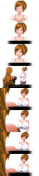 3d absurdres breasts comic custom_maid_3d_2 empty_eyes hard_translated kamen_writer_mc large_breasts rika_(made_to_order) tech_control text translated rating:Safe score:9 user:Salinus