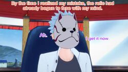 aware blue_hair clothed dialogue dogdog english_text mask naruto_(series) text tsunade rating:Safe score:0 user:Bootyhunter69