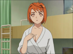 breasts cleavage expressionless femsub ivatent_(manipper) large_breasts mai_tokiha manip my-hime open_mouth red_hair robe screenshot short_hair spiral spiral_eyes symbol_in_eyes tech_control rating:Questionable score:22 user:daveyboysmith9