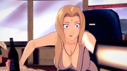 aware beer blonde_hair breasts brown_eyes clothed dialogue dogdog english_text female_only naruto_(series) solo text tsunade rating:Safe score:0 user:Bootyhunter69