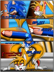 absurdres ass comic cum_in_ass dialogue exkaizuhan furry male_only maledom malesub miles_tails_prower penis sonic_the_hedgehog sonic_the_hedgehog_(series) symbol_in_eyes text yaoi rating:Explicit score:34 user:EXkAizuhan