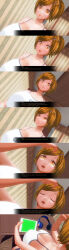 3d absurdres breasts comic custom_maid_3d_2 empty_eyes hard_translated kamen_writer_mc large_breasts rika_(made_to_order) tech_control text translated rating:Safe score:8 user:Salinus