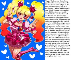 breasts caption caption_only cure_peach femdom fresh_precure! high_heels hypsubject_(manipper) large_breasts looking_at_viewer love_momozono male_pov manip miku_owarine orgasm_command pov pov_sub precure text v rating:Questionable score:49 user:HypnoShy