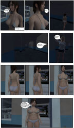 3d alien allison_(summer_lesson) ass aware body_control breasts brown_eyes brown_hair comic dialogue femsub hikari_miyamoto_(summer_lesson) humor large_breasts parasite parody ponytail summer_lesson tech_control text theleondude rating:Questionable score:13 user:ihaveacuteturtle