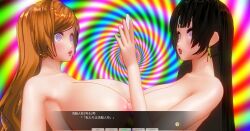3d bottomless breasts custom_maid_3d_2 erect_nipples femsub hypnotized_hypnotist izumi_(made_to_order) kamen_writer_mc large_breasts nude purple_lipstick red_lipstick rika_(made_to_order) spiral_eyes symbol_in_eyes tagme tech_control text topless translated rating:Questionable score:12 user:Amazingbrahjr