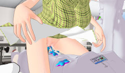 3d 3d_custom_girl femsub multiple_girls nurse original parasite pussy pussy_juice skirt skirt_lift rating:Explicit score:6 user:Sleepyhead97