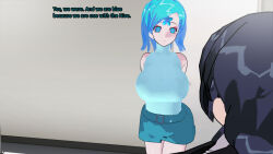 3d 3d_custom_girl alien blue_hair julienx manip purple_hair text theheckle_(manipper) rating:Questionable score:6 user:theheckle