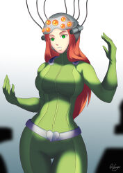 binary_eyes bodysuit breasts expressionless femsub green_eyes haryudanto helmet large_breasts long_hair red_hair sam symbol_in_eyes tech_control totally_spies rating:Questionable score:52 user:TheGoodShank