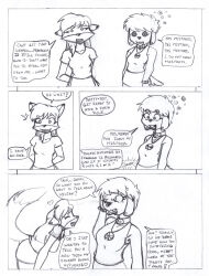 comic crazycowproductions dog_girl femdom furry goth greyscale original text traditional vivian_fox rating:Questionable score:16 user:crazycowproductions