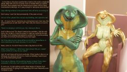 3d alien angry baxie_(thalarynth) becca_(thalarynth) caption crossed_arms femsub furry original possessed_becca_(thalarynth) possession scalie snake_girl story text thalarynth_(manipper) rating:Explicit score:12 user:Thalarynth