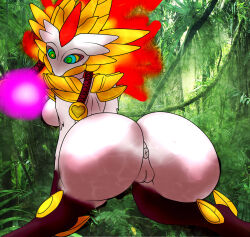 alternate_costume anus armor ass ass_focus bottomless femsub flame huge_ass hypnotic_orb kaa_eyes kindred_(league_of_legends) kneeling league_of_legends looking_back mask orb pussy zarvex3 rating:Explicit score:18 user:Zarvex3