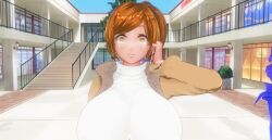 3d breasts brown_eyes brown_hair custom_maid_3d_2 empty_eyes expressionless female_only femsub huge_breasts kamen_writer_mc rika_(made_to_order) rating:Questionable score:6 user:laststand0810