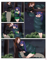  coils comic enetheligthingdancer fairy_tail female_only femdom femsub naga_girl sleeping snake_girl spiral_eyes symbol_in_eyes tagme wendy_marvell  rating:safe score: user:fucker