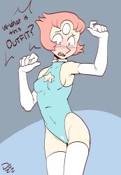 blue_eyes blush cameltoe collar dezz dialogue female_only femsub gloves open_mouth opera_gloves pearl_(steven_universe) short_hair steven_universe text western white_skin rating:Questionable score:105 user:Zelamir