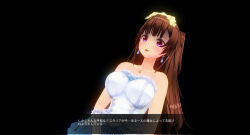 3d black_background breasts brown_hair custom_maid_3d_2 female_only femsub large_breasts sennoudaisuki text translated rating:Questionable score:7 user:YuriLover2