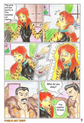 breasts cat_girl collar comic empty_eyes expressionless femsub furry kraven_the_hunter large_breasts long_hair maledom marvel_comics red_hair remote_control super_hero tech_control text the_avengers tiger_girl tigra traditional western whitewash_eyes rating:Questionable score:19 user:hypno