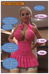 3d babefactor bimbofication blonde_hair brain_drain breasts comic dc_comics female_only femsub glasses large_breasts text thighhighs wonder_woman rating:Explicit score:10 user:da_janitor2