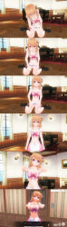 3d absurdres apron breasts cocoa_hoto custom_maid_3d_2 empty_eyes expressionless female_only femsub hair_ornament is_the_order_a_rabbit? kaonashi765 large_breasts maid memetic_control open_mouth orange_hair panties purple_eyes ribbon shoes short_hair skirt text translated underwear zombie_walk rating:Safe score:11 user:Rize