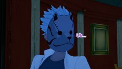 aware blue_hair clothed dialogue dogdog english_text male_only mask naruto_(series) solo text rating:Safe score:0 user:Bootyhunter69