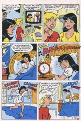 archie_(series) bed bedroom betty_cooper breasts chicken_pose femsub humiliation pet_play stage_hypnosis text veronica_lodge rating:Safe score:12 user:superpants