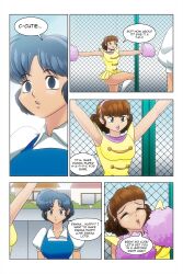 absurdres akane_tendo cheerleader comic dialogue female_only femsub mariko_konjo ranma_1/2 text wadevezecha rating:Questionable score:44 user:Lumitiel