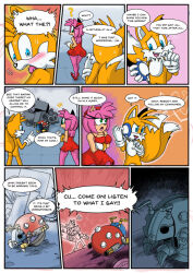amy_rose ass blush breasts cleavage comic dress fox_boy furry hedgehog_girl heterosexual large_breasts miles_tails_prower omegazuel open_mouth pink_hair robot short_hair sonic_the_hedgehog_(series) tech_control text rating:Questionable score:43 user:TheGoodShank
