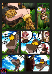 bikini bottomless bouncing_breasts braid breasts cat_girl closed_eyes coils collar color comic crotch_rub dark_cloud dark_cloud_2 fake_animal_ears femsub kaa large_breasts long_hair monica_raybrandt nude ponytail renaissanceofchaos sex signature snake the_jungle_book thought_bubble topless rating:Explicit score:6 user:RayX