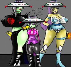 alien ass blue_eyes brain brain_injection brainless breasts cleavage cleavage_cutout clothed_exposure drool expressionless external_brain eye_roll fairly_oddparents_(series) female_only femsub green_skin happy_trance huge_breasts invader_zim large_ass large_breasts large_hips lipstick lobotomy lord_dominator multiple_girls multiple_subs nickelodeon open_mouth princess_mandie purple_eyes pussy red_eyes red_sclera ufo_hat valentine_(artist) wander_over_yonder rating:Explicit score:38 user:MingusKingus