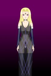 blonde_hair bridal_gauntlets choker degarashi empty_eyes female_only femsub happy_trance long_hair looking_at_viewer mint_adenade purple_eyes see-through simple_background solo tales_of_(series) tales_of_phantasia thighhighs rating:Questionable score:8 user:hypno