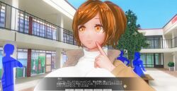 3d breasts brown_eyes brown_hair custom_maid_3d_2 female_only femsub huge_breasts kamen_writer_mc rika_(made_to_order) text thought_bubble translated rating:Questionable score:12 user:laststand0810
