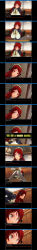 3d absurdres breasts comic custom_maid_3d_2 empty_eyes kamen_writer_mc large_breasts long_hair maid maid_headdress red_hair rina_(mc_trap_town) symbol_in_eyes text trigger rating:Questionable score:10 user:Salinus