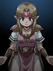 a_link_between_worlds blonde_hair crown elf elf_ears empty_eyes female_only femsub happy_trance hitsugi_mc jewelry long_hair nintendo princess princess_zelda solo super_smash_bros. the_legend_of_zelda rating:Safe score:82 user:Mindwipe