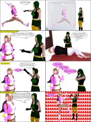 3d absurdres barefoot blonde_hair comic dialogue feet female_only femdom femsub green_hair gwen_poole gwenpool happy_trance humor marvel_comics pink_hair sleeping spiral_eyes super_hero symbol_in_eyes text theheckle zombie_walk rating:Questionable score:20 user:theheckle