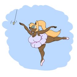  anot ass ballerina breasts femsub furry idw_comics large_breasts panties pendulum ponytail sonic_the_hedgehog_(series) thick_thighs tongue tongue_out tutu underwear whisper_the_wolf  rating:questionable score: user:hypnoyobro210