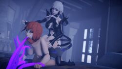 3d alternate_costume bondage breasts corruption dildo enemy_conversion exaltedbrand female_only femdom femsub fire_emblem fire_emblem_three_houses glowing kronya_outfit leonie_pinelli lysithea_von_ordelia mmd nintendo sex_toy spanking strap-on tentacle_in_mouth tentacles yuri rating:Explicit score:24 user:MythicJunkRare