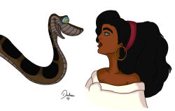 black_hair dark_skin disney esmeralda expressionless femsub hypnotic_eyes kaa kaa_eyes lizzidoll long_hair snake the_hunchback_of_notre_dame the_jungle_book rating:safe score: user:hypno